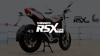 Sinnis RSX 125cc Details and final reveal video [upl. by Dafodil]