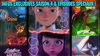 MIRACULOUS SAISON 4 ET NOUVEAUX ÉPISODES SPÉCIAUX INFOS EXCLUSIVES [upl. by Gnuhn]