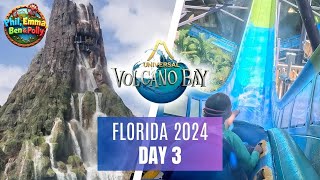 FLORIDA MEGATRIP  DAY 3  Volcano Bay Water Park Our FIRST EVER visit  Aug 24 [upl. by Claire]