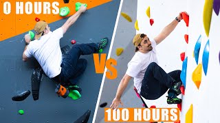 0 Hours of Bouldering VS 100 Hours of Bouldering [upl. by Carina]