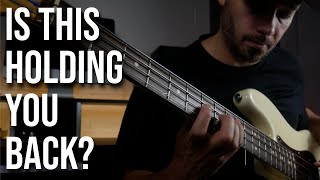 Improve Your Fretting Hand Technique Bass Lesson [upl. by Fennell776]