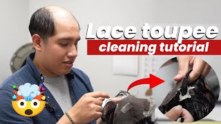 How to Clean Your Lace Hairpiece PROPERLY [upl. by Naek268]