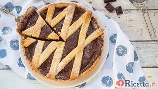 Crostata al cioccolato  Ricettait [upl. by Hanselka103]