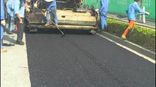 Micro paving cold mix asphalt construction video [upl. by Aicenra]