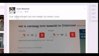 Openbaar maken Facebook berichten [upl. by Perkins670]