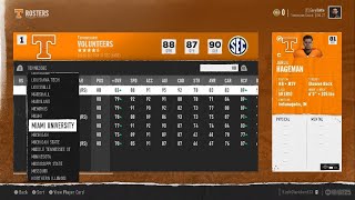 Week 1 2028 Scouting Lipscomb Bisons amp Ourselves Tennessee Volunteers Dynasty Year 5 [upl. by Hyman]