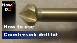 Countersink drill bit How to use countersink drill bit [upl. by Mulac]