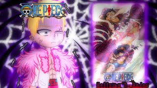 Dressrosa arc characters react to luffy gacha One piece [upl. by Mauricio]