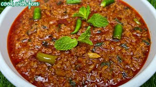 10 MINUTE INSTANT MUTTON KEEMA RECIPE IN PRESSURE COOKER  BAKRID RECIPES [upl. by Punak809]