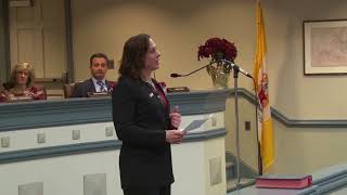 Heather Darlings Inaugural Speech as Freeholder  2018 Morris County Freeholders Annual Meeting [upl. by Alakim]