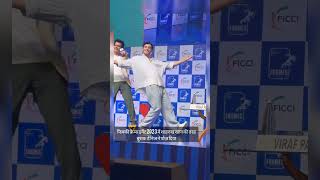 Burak deniz danced 🕺on Shah Rukh Khan Music at FICCI FRAMES 2023 EVENT burakdeniznews ficciframes [upl. by Kitty]