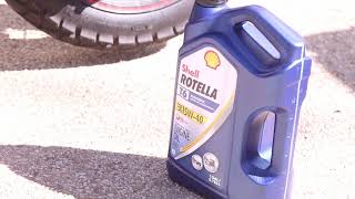 Can you use diesel oil on a motorcycle engine and final drive oil change in super tenere [upl. by Dwyer]