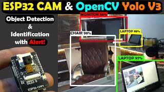 ESP32 CAM with Python OpenCV Yolo V3 for object detection and Identification Image Processing [upl. by Issim]