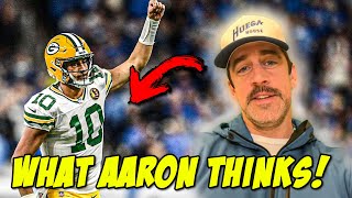 What Aaron Rodgers Had to Say About Jordan Loves SuccessPlayoffs [upl. by Ailina]