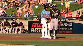 Max Clark plates his first run for HighA Western Michigan  MLB Highlights [upl. by Assirehc]