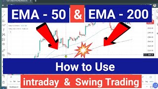 How to use EMA 50 and EMA 200  Ema 50 strategy  Ema 200 strategy  Ema indicator strategy [upl. by Krauss]