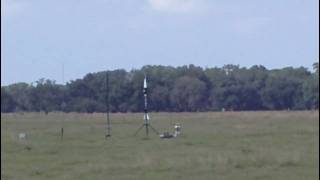 Two GMotor Cluster Rocket Onboard Video Nov 21 2009 [upl. by Nollat686]