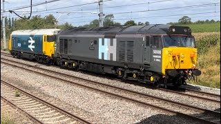 37884 50008 50021 690011 pass Kilby bridge Jn and South Wigston 4062024 [upl. by Elocal585]