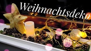 Weihnachtsdeko für die Fensterbank  Wohnprinz [upl. by Sherourd]