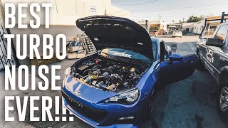 How to Get The BEST TURBO NOISE From a Boosted BRZ [upl. by Kean540]