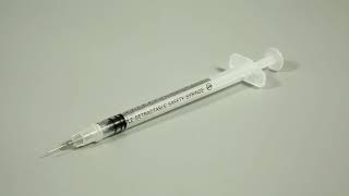 Manual retractable syringe [upl. by Decima]