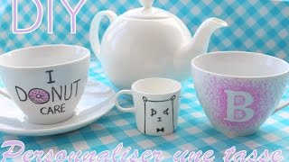 DIY  Personnaliser une tasse  Jolie Licorne [upl. by Riegel994]