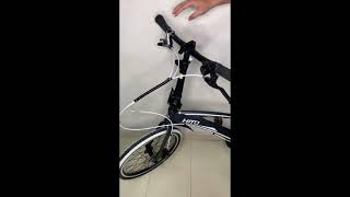 foldiesg How to fold a Hito X6 foldable bicycle bike foldiesg sgfoldie singapore sgbikes [upl. by Abbey222]