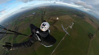 Paragliding at Westbury White Horse 2024 [upl. by Yrot]