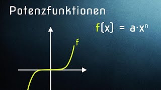 Potenzfunktionen Symmetrie Monotonie DefinitionsmengeWertebereich [upl. by Pyne608]