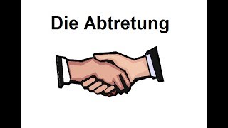 Die Abtretung § 398 BGB [upl. by Rabbi]