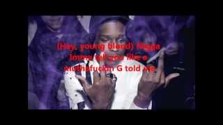 Keep It G by AAP Rocky feat Chace Infinite and Spaceghostpurpp LYRICS [upl. by Brightman924]