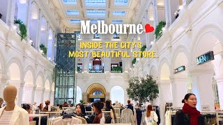 4K Melbournes Prettiest Store Vlog Tour ⎮Friday WALKING Tour in Melbourne Australia ♡ [upl. by Assisi61]