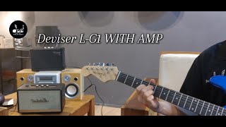 Deviser L G1 EGuitar With AMP Demonstration Video [upl. by Darrel]