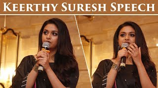 Keerthy Suresh Speech  Sandakozhi 2 S Audio Launch  C5D [upl. by Abbate91]