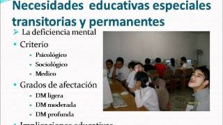 Necesidades Educativas Especiales Transitorias y Permanenteswmv [upl. by Kirenoj]