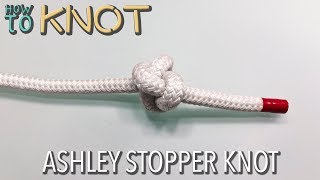 How to Tie an Ashley Stopper Knot [upl. by Llenrrad980]