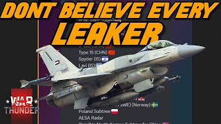 F14D F16E and J10C in one quotLEAKquot WELL dont trust everything you see  War Thunder [upl. by Iidnarb921]