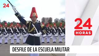 Desfile de la Escuela Militar del Libertador Bernardo OHiggins en la gran Parada Militar 2024 [upl. by Rebane]