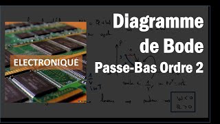 Comment déterminer le diagramme de Bode dun passebas dordre 2 [upl. by Vander]