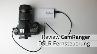 CamRanger  DSLR Kameras kabellos über Tablet Smartphone und Computer fernsteuern [upl. by Enattirb]