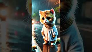 cat sad storyfunny music animals this youtubeshortsvideo [upl. by Naellij]