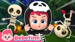 ☠️ Chumbala Cachumbala Bebefinn Skeleton DanceㅣEP142ㅣHalloween Songs for Kids [upl. by Fernas]