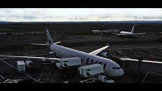 Airbus A340 Nairobi to Addis Ababa MSFS [upl. by Berhley]