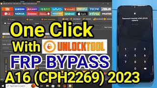 Oppo A16 Frp Unlock Tool  Oppo A16 Frp Bypass CPH2269 [upl. by Heymann]