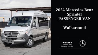 2024 MercedesBenz Sprinter Passenger Van Walkaround Video Walters MercedesBenz Sprinter [upl. by Nevs]