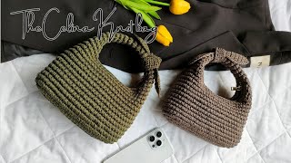 the Celina Knot bag  by misyelshin  easy crochet bag [upl. by Mendez656]