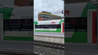 Erfurter Bahn VT14 und DB BR 445 in Schweinfurt Hbf [upl. by Anatak775]