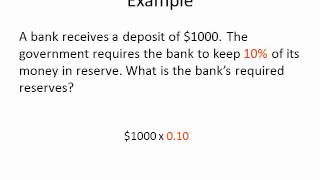 Calculating Excess Reserves [upl. by Giselle]