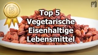 Vegetarische Lebensmittel Die Top 5 für Eisen [upl. by Ellynn]