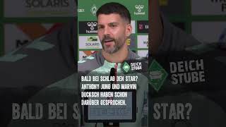 „Schlag den Star“ WerderStars Anthony Jung und Marvin Ducksch brauchen eigene GameShow Shorts [upl. by Mullac]